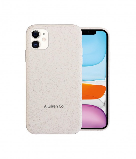 100% Natural Wheat Straw Case - iPhone 11 (2019), Nude Beige