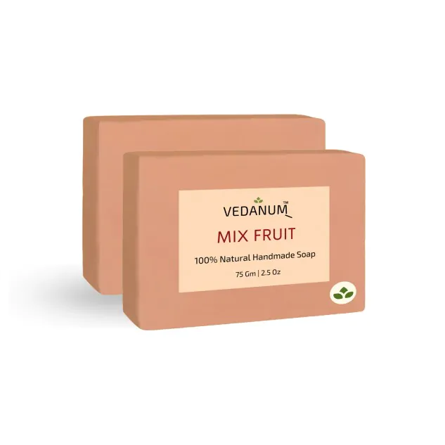 Ultra Skin Care Mix Fruits Natural Handmade Soap Duet Pack - 150 gms